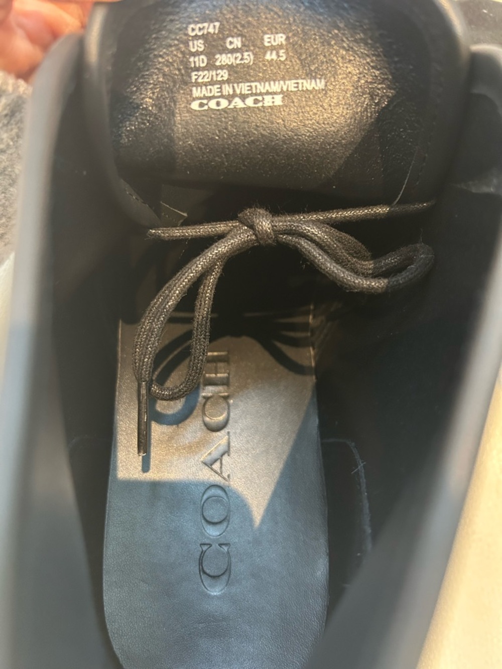 Coach Men’s Black Suede and Leather Trim Boots - Never Worn! - Picture 10 of 10